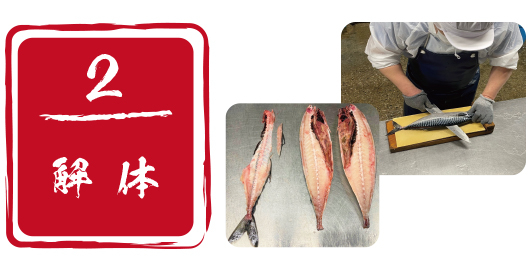 手捌きにて解体