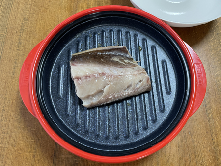 灰干し　レンジで焼き魚3
