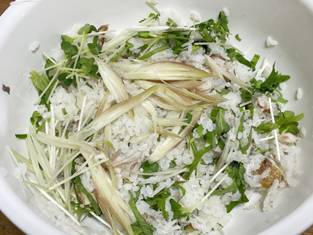 灰干しサバの混ぜ寿司5