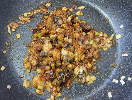 灰干しサバの簡単坦々麺4